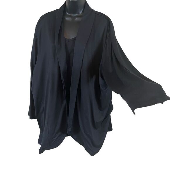 Muk Luks 2pc Top & Cardigan Sweater Set - Picture 14 of 14